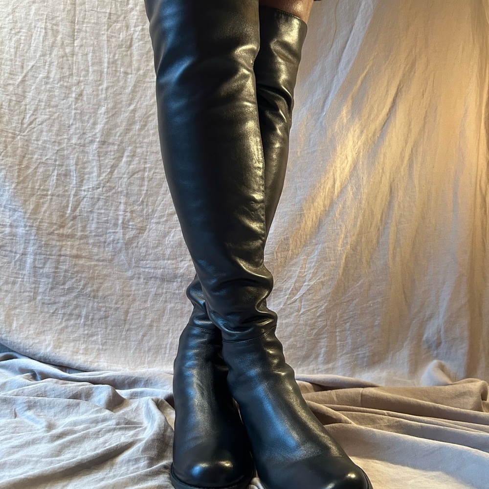 Stuart Weitzman sz 9 Iconic 5050 Classic sexy elegant strong must-have boots NIB - Picture 5 of 15